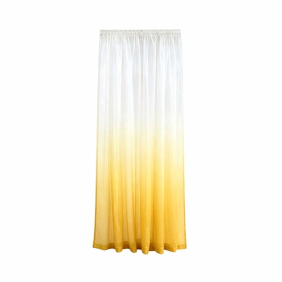 Btomtd Gradient Yellow Waterproof Curtains, 52