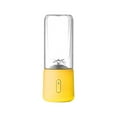 thumbnail image 1 of Btomtd Handheld Portable Blenders and Juicer, 17oz USB Rechargeable Fruit Juicer Machine with 6 Blades, Blender for Shakes and Outdoor Activities, Yellow, 1 of 9