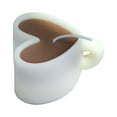 thumbnail image 1 of Btomtd Heart Shape Sweet Coffee Cup Aromatherapy Candles, Scented Candle Ornament as Birthday Gift, Handheld Decorative Coffee Candles, 2.2 oz, White, 1 of 6