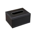 thumbnail image 1 of Btomtd Hotel Style Tissue Box Cover Leatherette Surface for Restaurant or Home European Originality Tissue Box Holder, Black-M, 1 of 6
