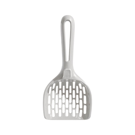 Btomtd Household Mesh Litter Spoon for Cats, Cleaning Tool and Poop Scoop, Cat Litter Shovel for Home Pets, Size 9.4"x4", White