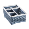 thumbnail image 1 of Btomtd Household Organizer and Cleaning Storage Basket, Storage Containers for Cotton Swabs and Pads, Makeup Brush and Pen Organizer Box, Size 3L, Blue, 1 of 6