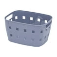 thumbnail image 1 of Btomtd Household Plastic Storage Basket for Sundries and Desktop Organization, Rectangular Basket for Miscellaneous, Small Cabinet and Bathroom Basket, Blue, 1 of 6