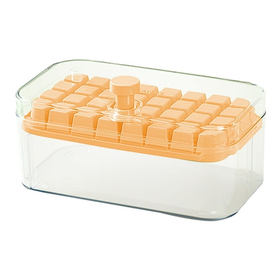 Btomtd Ice Cube Tray Ice Trays, Ice Cubes Tray With Lid And Bin,32 Pcs Ice Cubes Molds With Ice,Easy Release & Save Space, Ice Cubes Storage Container Set