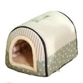 thumbnail image 1 of Btomtd Indoor Dog Bed House with Multiple Uses, Removable and Washable Cover Cat Bed, Soft Pet Bed with Mat for Cats and Small Dogs, Cozy and Warm for Pets, Beige, 1 of 4