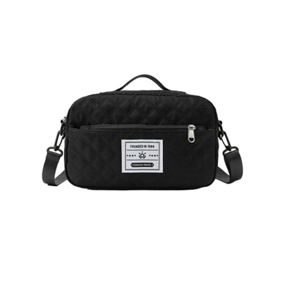 Btomtd Lady's Sling Purse, One-Strap Crossbody Bag for Travel, Water-Resistant Shoulder Bag with Comfortable and Secure Fit, Casual Handbag for Women, Black