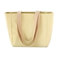 thumbnail image 1 of Btomtd Large Capacity Cloth Casual Tote Bag, Handheld and Shoulder Bag for College Students, Friendly Canvas Handbag and Purse for Class and Campus, Khaki, 1 of 6