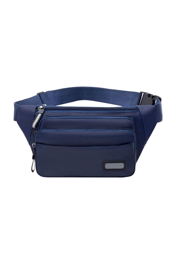 Large Capacity Leisure Chest Bag, Multifunctional Casual Crossboday Bag with Multiple Compartments, Waterproof Shoulder Bag for Fitness Activities, Blue