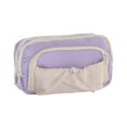 thumbnail image 1 of Btomtd Large Capacity Pencil Bag for Organization with Zipper Pencil Pouch & Storage Pencil Case for Students, Purple, 1 of 4