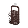 thumbnail image 1 of Btomtd Large Folding Laundry Basket for Wall Mounting in Bathroom, Plastic Dirty Clothes Hamper for Home Storage, Spacious Basket for Clothing Organization, Coffee-S, 1 of 6