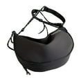 thumbnail image 1 of Btomtd Large Size Canvas Shoulder Bag, Casual Crossbody Handbag for Women and Men, Spacious Body Bag and Everyday Carry-All Purse, Black, 1 of 8