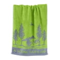 thumbnail image 1 of Btomtd Leaf Pattern Hand Towels for Face and Body, Lint Free Fast Drying Bath Towels, Thickened Absorbent Towels for Daily Facial Cleansing, Size 29" x 13.4", Green-B, 1 of 8