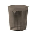 thumbnail image 1 of Btomtd Lidless Kitchen Trash Can Bedroom Toilet Garbage Can for Household Bathroom Practical Wastebasket, Black, 1 of 6