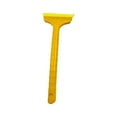 thumbnail image 1 of Btomtd Long Handled Snow Shovel for Automobiles, Winter Ice Shovel and Snow Scraping Board, Snow Removing Tool for Vehicles, Size 12.6"x4.7", Yellow, 1 of 6