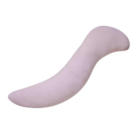 Btomtd Long Hugging Body Pillows, 43.3 Inch Support Cushion with Removable Washable Cover, Side Sleeper Back and Leg Relief Throw Pillows, Pink