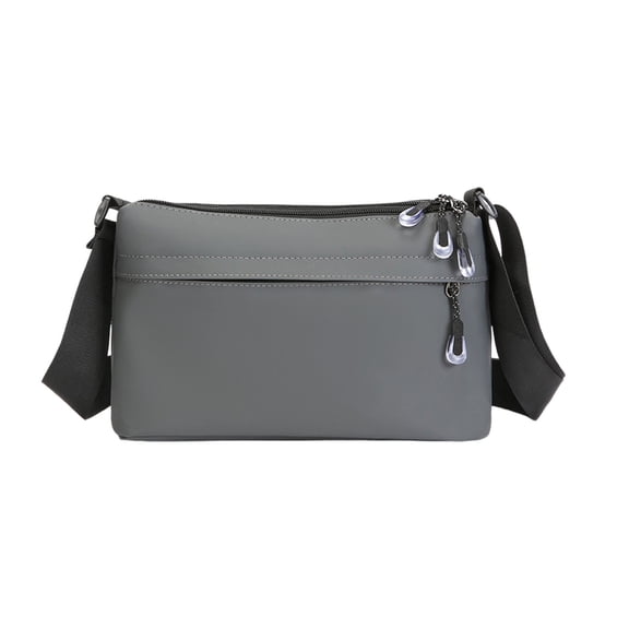 Btomtd Men's Leather Satchel Bag, Vintage Shoulder Bag for Business and Casual, Crossbody Bag with Vertical Carry, Messenger Bag and Handbag Gift for Father, Gray