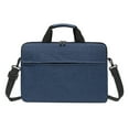 thumbnail image 1 of Btomtd Messenger Shoulder Bag for Laptop and Tablet, Made with Sleek Water Repellent Fabric Handbag, Lasting Carry Case with Protective Compartment, Blue, 1 of 6