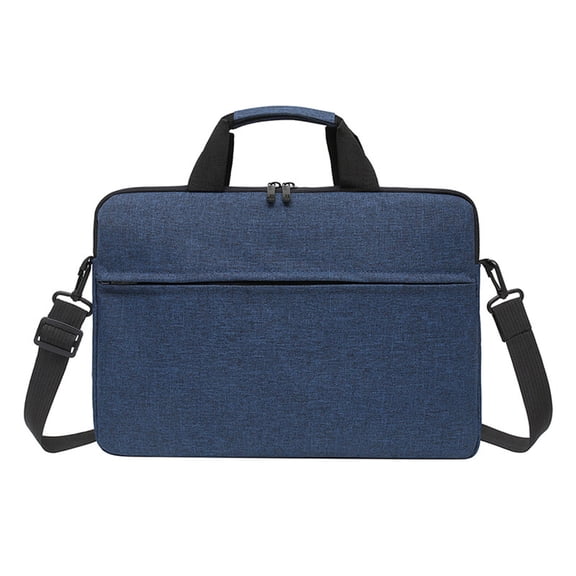 Btomtd Messenger Shoulder Bag for Laptop and Tablet, Made with Sleek Water Repellent Fabric Handbag, Lasting Carry Case with Protective Compartment, Blue