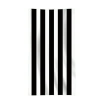 Btomtd Microfiber Beach Towels 55.12x27.56 inch Lightweight Quickly Drying Travel Towel Super Soft and Highly Absorbent Towel for Summer Vacations, Black