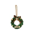 thumbnail image 1 of Btomtd Mini Christmas Wreaths and Tree Ornaments, Tree Pendant for Home Window and Door, Hanging Decoration for Car in Various Styles, Wreath Decor and Holiday Ornaments, C, 1 of 6