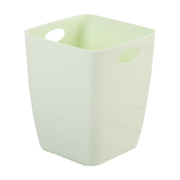 Btomtd Mini Desktop Storage Box Trash Can Multifunction Storage Container for Home Living Room Bedside Lidless, Green