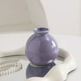 thumbnail image 1 of Btomtd Mini Scandinavian Style Ceramic Vase, Concise Home Decorative Ornament Flower Pot, Living Room Desktop and Dining Table Entryway Flower Vases, Purple, 1 of 7
