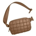 thumbnail image 1 of Btomtd Mini Versatile Plaid Shoulder Bag, Multi-Functional Crossbody Bag and Waist Pack, Compact and Multi-Purpose Carry-All, Casual Handbag and Purse, Brown, 1 of 7