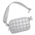 thumbnail image 1 of Btomtd Mini Versatile Plaid Shoulder Bag, Multi-Functional Crossbody Bag and Waist Pack, Compact and Multi-Purpose Carry-All, Casual Handbag and Purse, Gray, 1 of 7