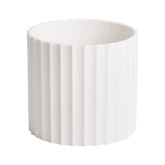 Btomtd Modern Style Plastic Planter Pot, Flower Vase for Bookshelf and Mantel, Home Decoration Plant Pots for Fireplace Coffee Table and Living Room, B