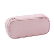 Btomtd Multi Compartment Pencil Pouches Oxford Fabric Pencil Cases for Students Large Capacity Pencil Bag, Pink