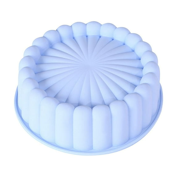 Btomtd Multi-Functional Cake Pan for Baking, Cake Molds with Easy Release Non-Stick Coating, Household Baking Sheet for Cakes Pastries and Desserts, Size 7.9", Light Blue