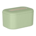thumbnail image 1 of Btomtd Multipurpose Tissue Box Holder Organizer for Vanity or Dresser Includes Cell Phone Slot and Facial Paper Tissue Box Cover, Green, 1 of 6