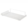 thumbnail image 1 of Btomtd No-Drill Wall Mounted Router Storage Rack, TV Set Top Box Organizer Shelf with Hooks, Home Electronics Storage Shelves 12"W x 7"D x 2"H, White, 1 of 6