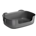 thumbnail image 1 of Btomtd Open Top Cat Litter Box, Large Capacity One-Piece Cat Litter Tray, Non-Stick Surface and Low-Track Cat Litter Pan for Easy Maintenance, Gray, 1 of 6