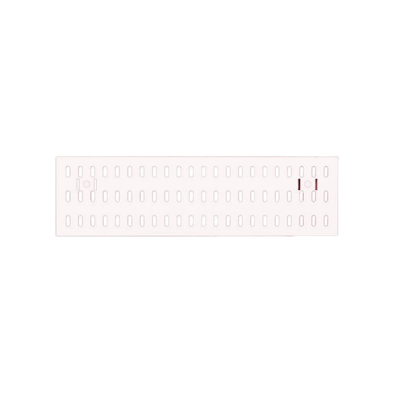 Btomtd Pegboard for Wall Mount, No Punch Drainable Rack Board for Kitchen Sink Sponge and Utensil Storage Organizer, 17" x 4.7" (White)