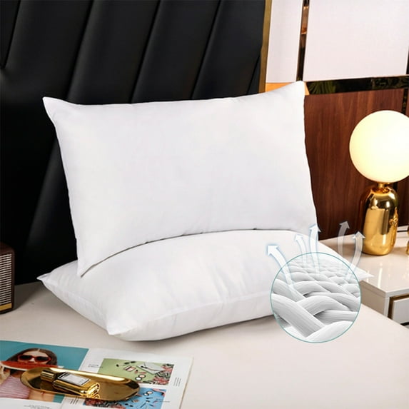 Btomtd Pillows For Sleeping,Sleeping Pillows, Queen Bed Pillows, Hotel Quality Cool Type Suitable For Supine Or Side Sleepers Cotton High Elasticity Single Pillow Inserts