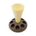thumbnail image 1 of Btomtd Piping Bag Holder with 8 Nozzle Slots, Plastic Organizer Baking Tip for Cake Decorating Tips and Icing Tools, Khaki, 1 of 6