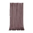 thumbnail image 1 of Btomtd Pleated Gauze Table Runner for Home Decor, Rural Wedding Party Table Cloth, Festival Table Runners and Decoration Cover for Dining and Kitchen, 157"x35", Brown, 1 of 8