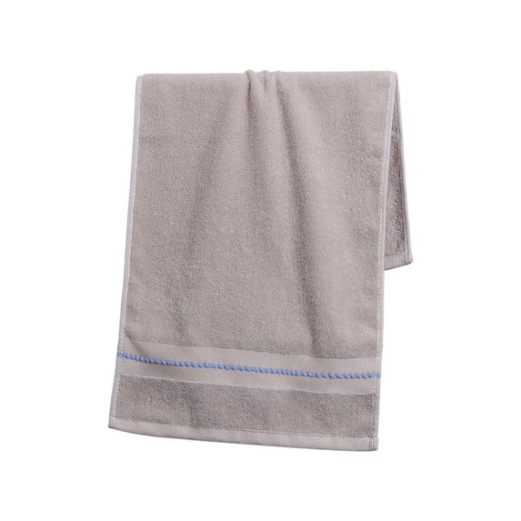 Btomtd Polyester Hand Towels for Adults Thick Absorbent and Soft Face Towel Household Towels for Daily Use in Kitchen and Bathroom - 29.52'x13.38', Gray