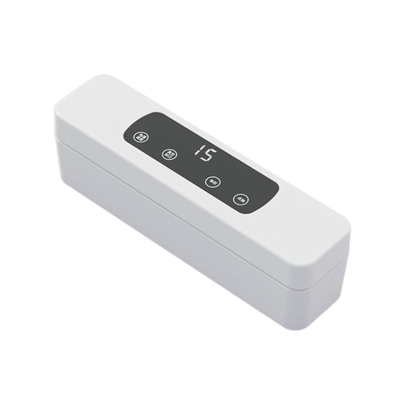 Btomtd Portable Mini Vacuum Sealer with 5 Bags, Automatic Food Saver Vacuum Sealer Machine for Home Fresh-Keeping Storage, White