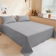 thumbnail image 1 of Btomtd Quality Bedding Sheets Soft and Smooth Queen Sheets Wrinkle Free Fitted Sheets Set for Home Bed Sheets, 70.86'x90.55', Gray, 1 of 7