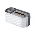 thumbnail image 1 of Btomtd Rectangular Tissue Box Cover, Facial Tissue Holder for Bathroom and Home Office, Car Decoration Storage Containers for Tissues, Gray, 1 of 6