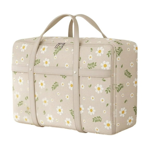 Btomtd Reinforced Storage Bag for Heavy Duty Moving, Oversized Totes with Handles for Quilt and Clothing Storage, Moving Bag with Double Zipper, 32L, S