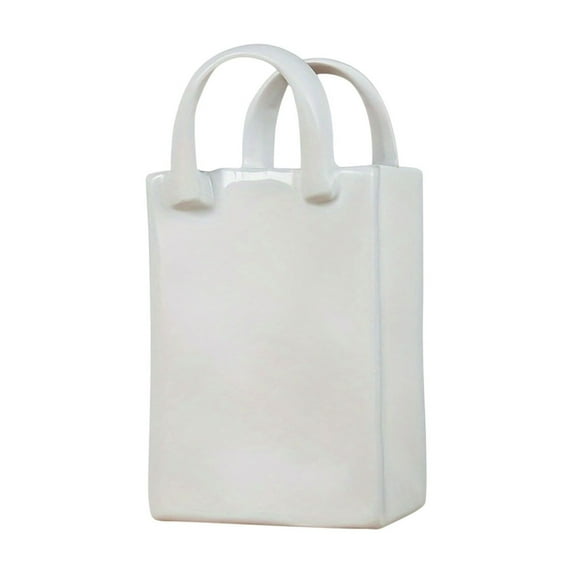 Btomtd Resin Bag Shaped Vase for Flowers and Plants, Floral Decoration and Living Room Flower Arrangement, Decorative Vases for Home Display, A