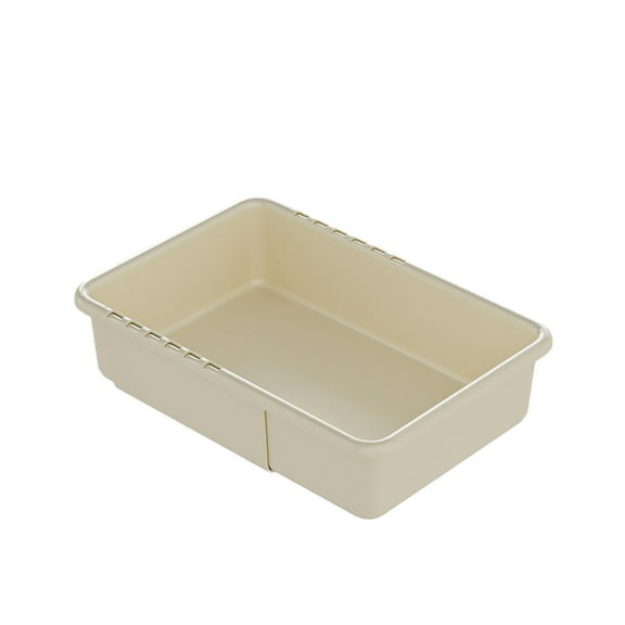 Btomtd Retractable Plastic Storage Box with Drawer Designs, Stackable Organizer Storage Bins for Kitchen and Pantry, Multipurpose Dresser Storage Containers, Size 2L, L