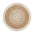 thumbnail image 1 of Btomtd Round Jute Placemats for Restaurant Decorative Use, Non Slip Place Mats for Bowl and Table, Natural Fiber Table Mat for Dining and Kitchen, 15", Beige, 1 of 6