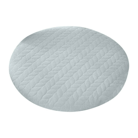 Btomtd Round Thickened Seat Cushion for Balcony and Bedroom Chairs Soft and Supportive Chair Cushion for Relaxation and Comfort - 11.81x11.81 inch, Light Blue-S