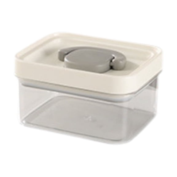 Btomtd Sealed Jar for Kitchen Grain and Powder Storage, PET Transparent Storage Containers for Tea, Household Food Jar and Organizer, Household Storage Box, Size 450ml, S