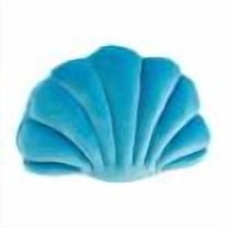 Btomtd Seashell Throw Pillow Beach Decor Pillow Velvet Insert Pillow Couch Bed Cushion Pillow Ocean Theme Pillow 13.38 x 9.84inch ,Blue