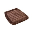 thumbnail image 1 of Btomtd Seat Cushion and Chair Cushions with Thicken Soft Feel, Chair Seat Pads for Winter Warmth, Non-Slip Office Chair Sit Mat and Stool Cushions, Size 16"x16", Brown, 1 of 6